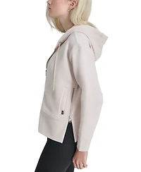 Dkny Women's Tech Ottoman Full-Zip Hoodie