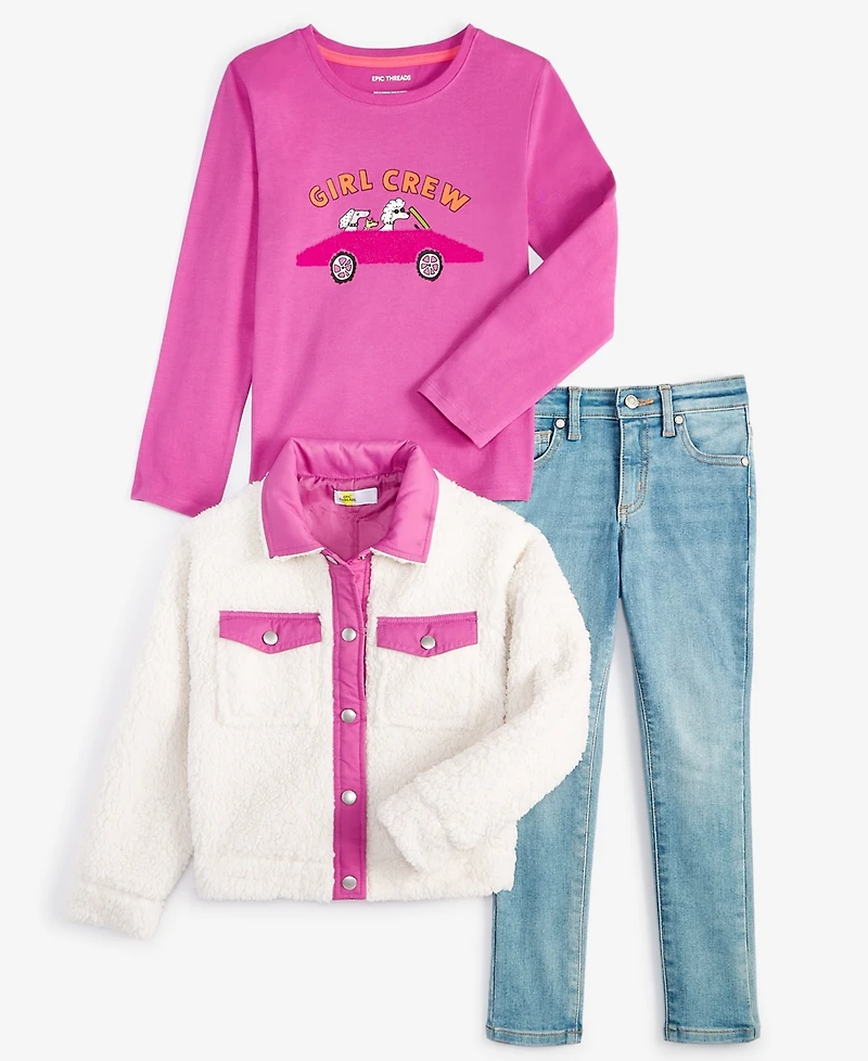 Epic Threads Little & Big Girls Bergenia Skinny Jeans, Created for Macy's