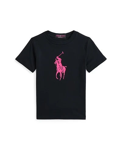 Polo Ralph Lauren Toddler and Little Boys Pink Pony Cotton Jersey Tee