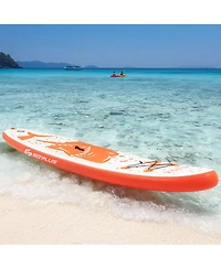 Costway Inflatable Stand Up Paddle Board with Backpack Aluminum Pump