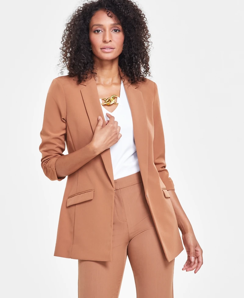 I.n.c. International Concepts Women's 3/4-Sleeve Blazer, Created for Macy's