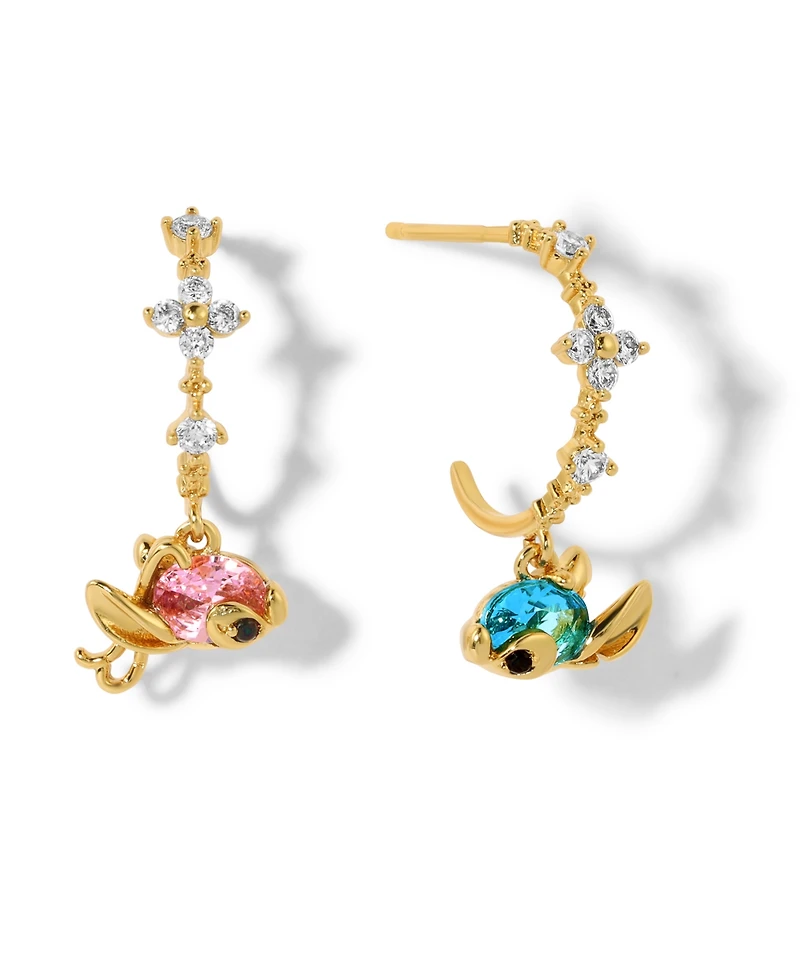 Girls Crew Disney Crystal Stitch and Angel Love Hoops