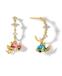 Girls Crew Disney Crystal Stitch and Angel Love Hoops