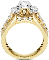 Diamond 3-Stone Ring (2 ct. t.w.) in 14k Gold