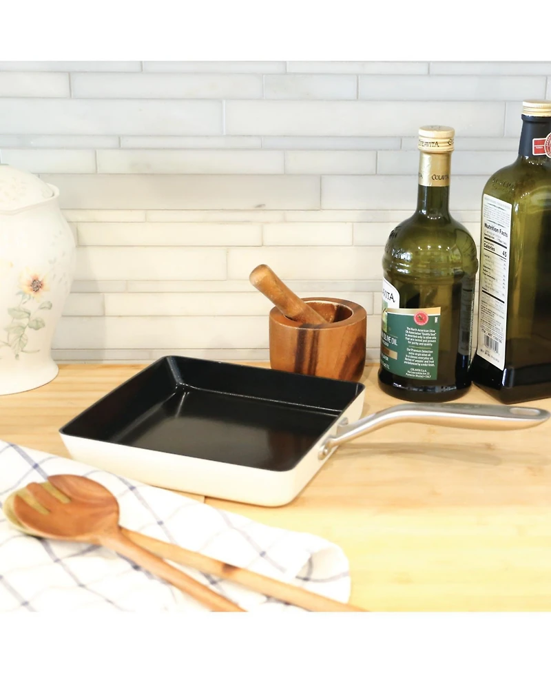 Techef - ValenCera - Ceramic Nonstick Tamagoyaki Japanese Omelette Pan/Egg Pan