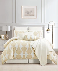 Sunham Fan Damask 14-Pc. Comforter Set, Queen