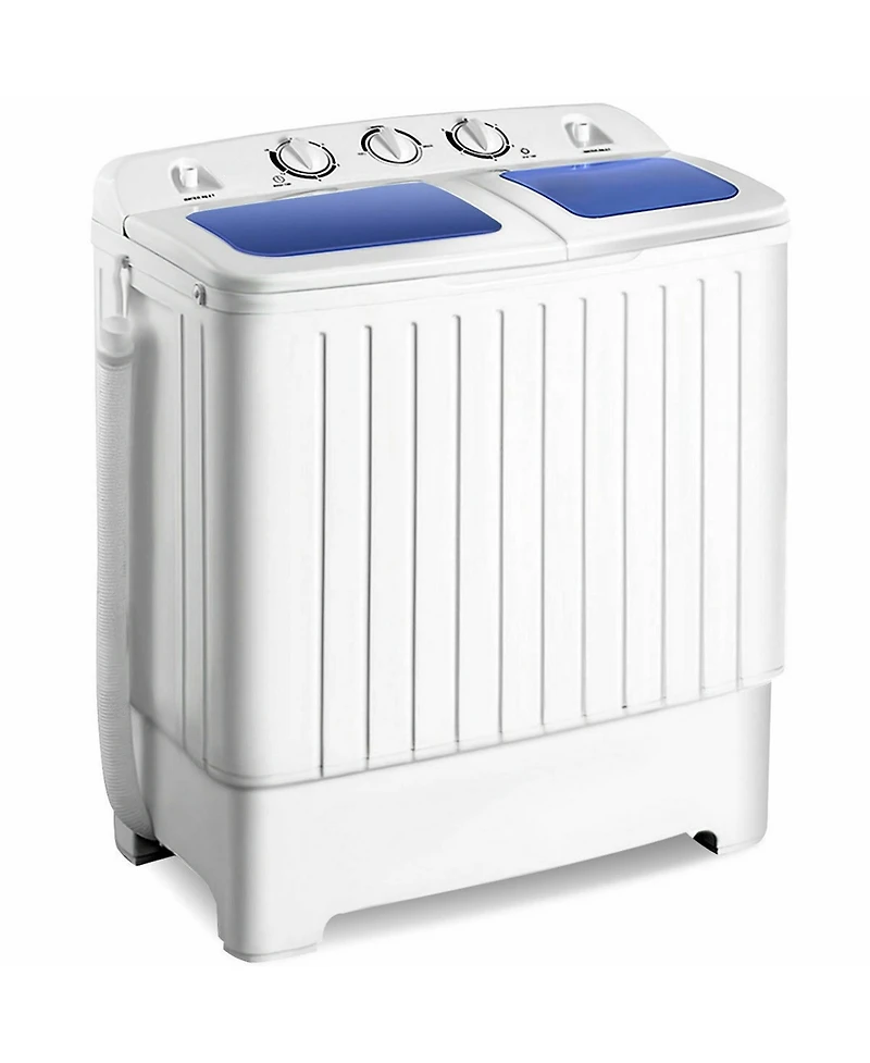 Gymax Compact Portable Washing Machine Twin Tub 20 lbs Washer Spinner Home Dorm