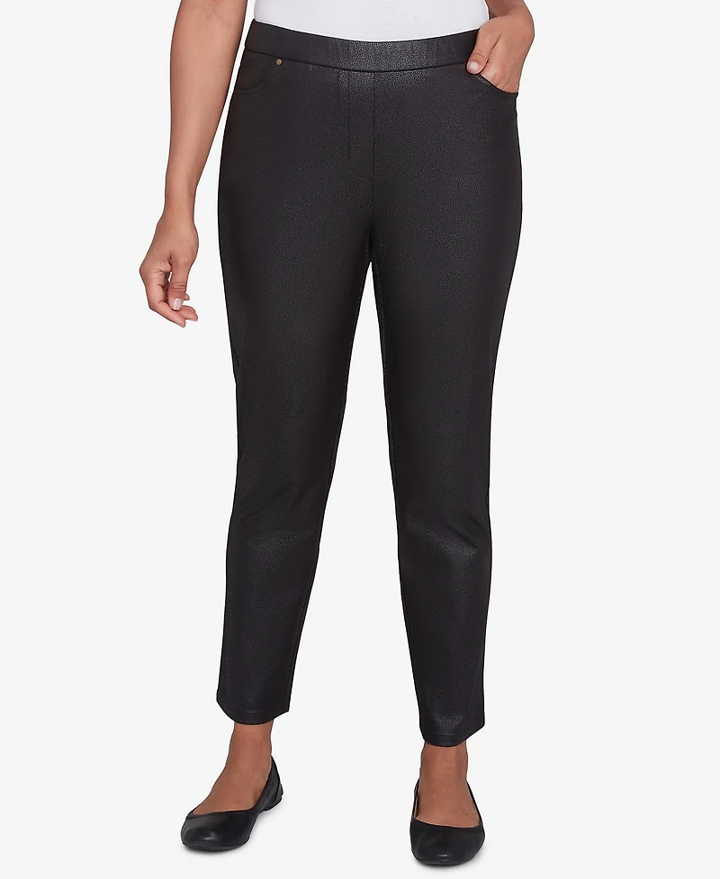 Alfred Dunner Women's Rue Rivoli Traditional Short Length Pant
