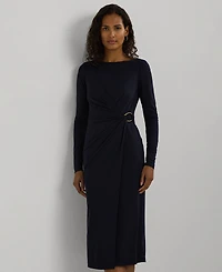 Lauren Ralph Lauren Women's Wrap-Overlay Sheath Dress