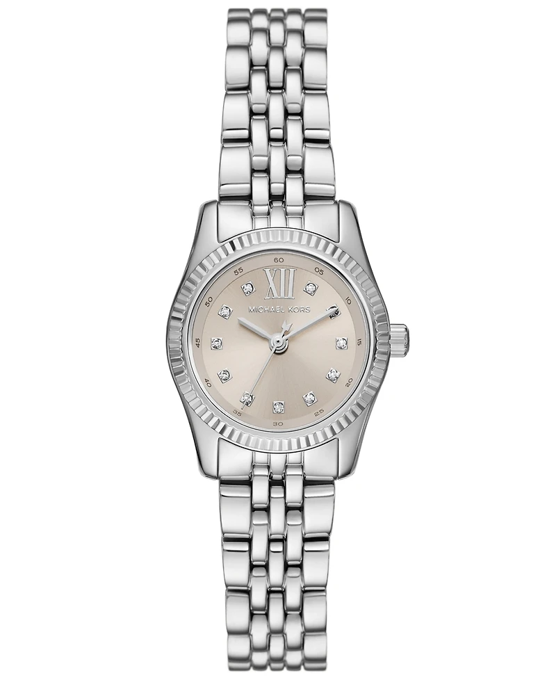 Michael Kors Women's Lexington Three-Hand Stainless Steel Watch 26mm