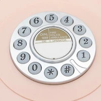 Gpo Retro 746DPBPN 746 Desktop Push Button Telephone - Carnation Pink