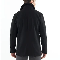 Alpine Swiss Men's Mason Wool Blend Pea Coat Jacket Double Breasted Dress
