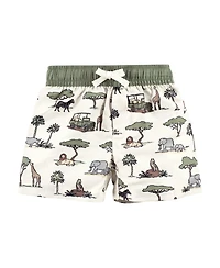 Hudson Baby Boys Swim Rashguard Set, Going On Safari, Months