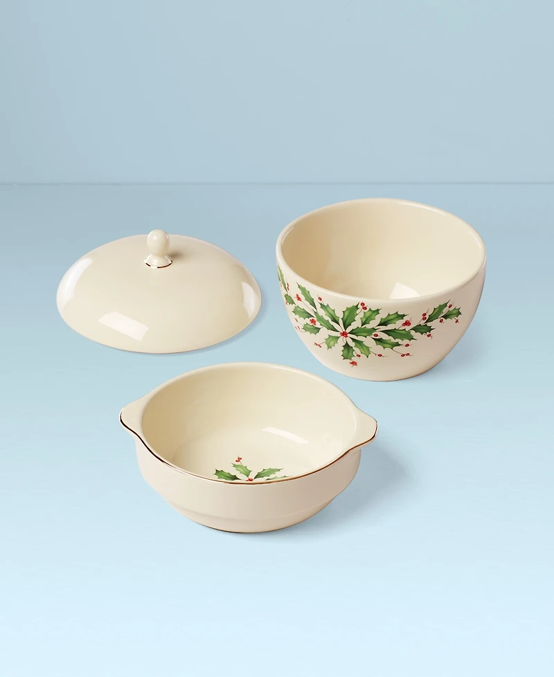Lenox Holiday Stackable Bowl Set