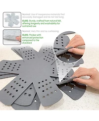 3-Piece Cookware Protectors Shearable Heat Resistant Thickening Pot & Pan Protectors