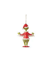 Jim Shore Grinch Holding Merry Christmas Banner Ornament
