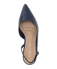 BCBGeneration Women's Kittie Kitten Heel Sling Back Pumps