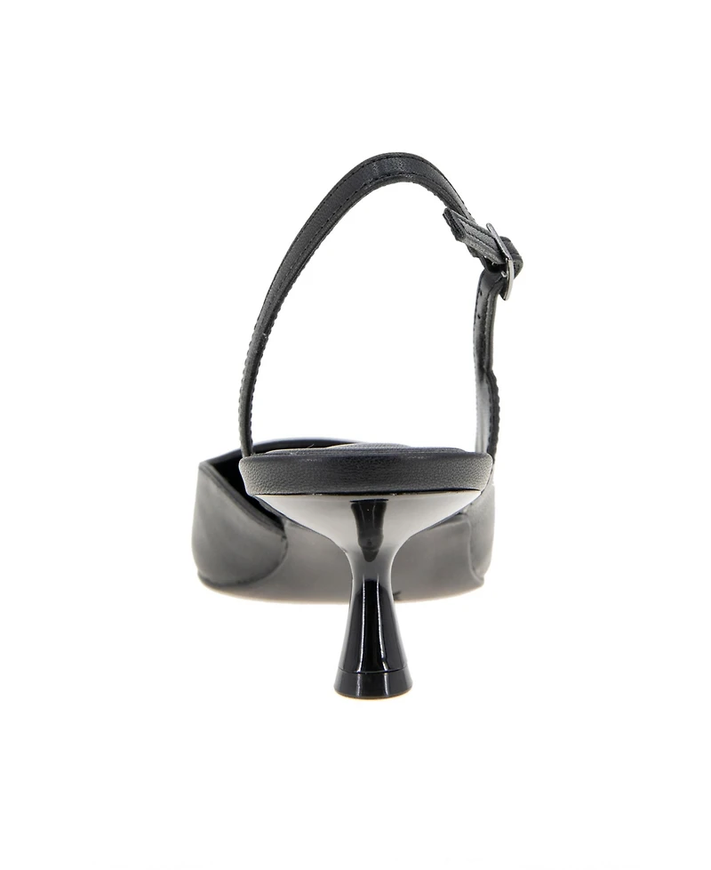 BCBGeneration Women's Kittie Kitten Heel Sling Back Pumps