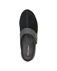 Easy Spirit Women's Edline Button Strap Slip-On Mules