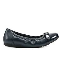 Easy Spirit Women's Kenna Buckle Slip-On Ballet Flats