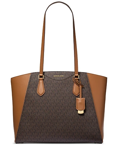 Michael Kors Taryn Logo Large Top Zip Tote