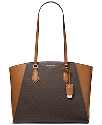 Michael Kors Taryn Logo Large Top Zip Tote