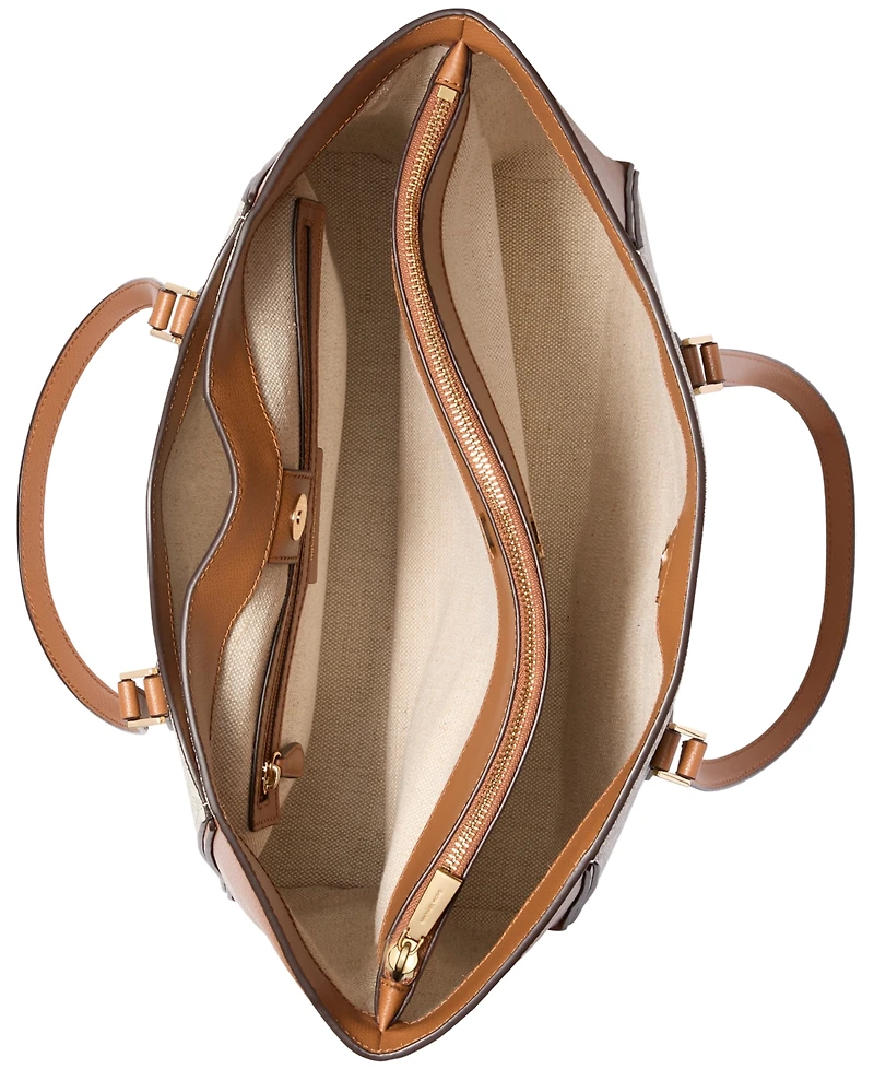Michael Kors Taryn Logo Large Top Zip Tote