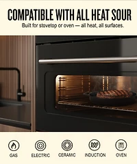 Alva Nori 11" Pre-Seasoned Cast Iron Grill Pan