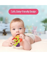 Sperric Baby Teething Toys for Newborns 0-6 Months | Textured Silicone Teethers for Infants 6-12 Months | Bpa Free | Sensory Exploration | Fruit Shape