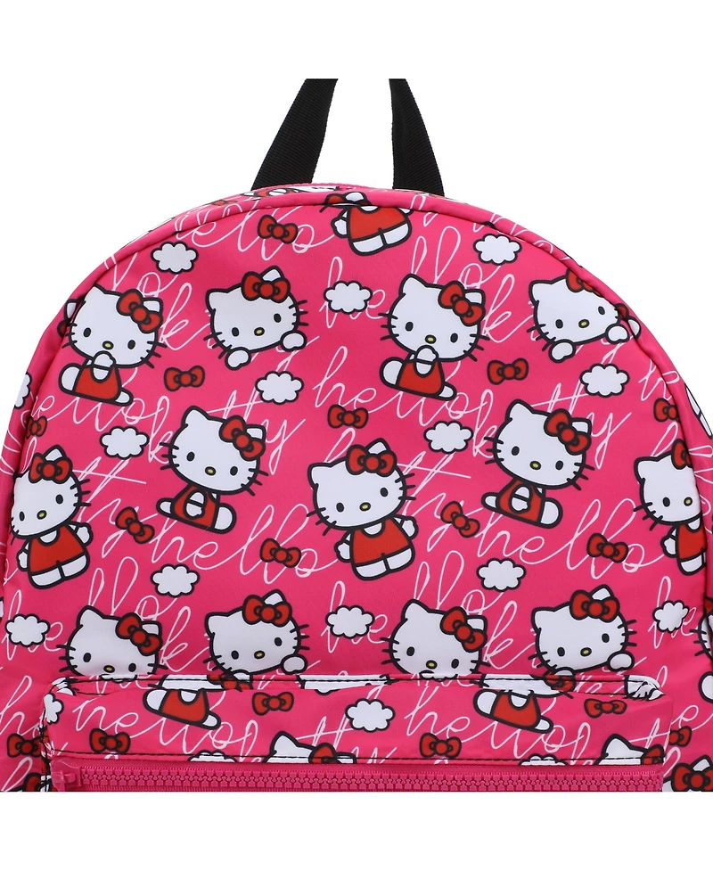 Hello Kitty Toss Aop Pink Ground Travel Backpack