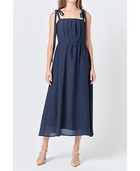 endless rose Women's Pleated Midi Dress
