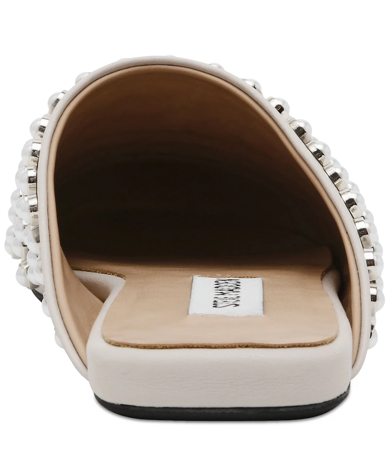 Steve Madden Women's Glimmer Embellished Slide Mule Clogs