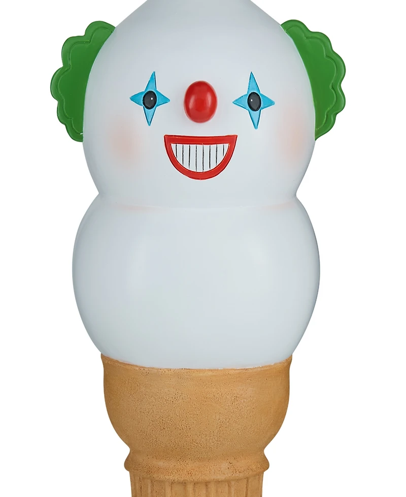 National Tree Company I-Scream Cone Creepy Clown, 14 Inches