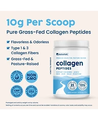 NativePath Collagen Peptides - Hydrolyzed Type 1 & 3 Collagen Powder for Skin, Hair, Nails - 8.8 oz (25 Servings)