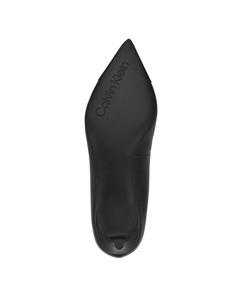 Calvin Klein Women's Dejella Slip-on Pointy Toe Dress Pumps