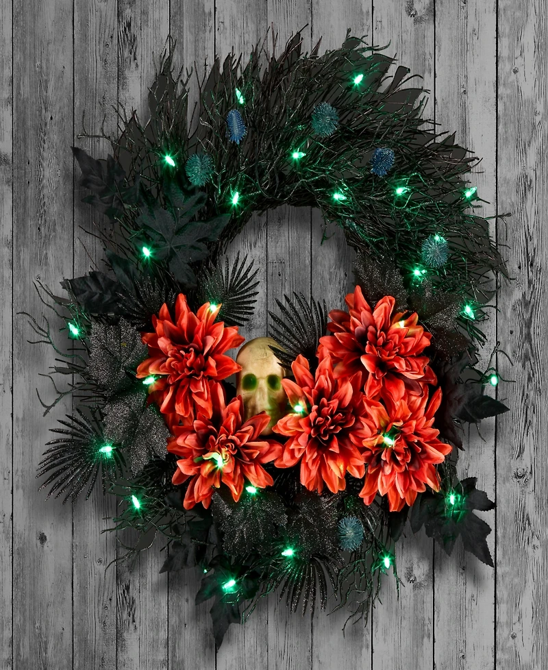 National Tree Company Boo-tiful Halloween Wreath, 24 Inches