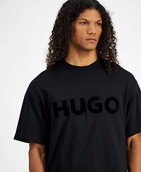 Hugo Boss Men's Oversized Fit Short Sleeve Crewneck Logo T-Shirt