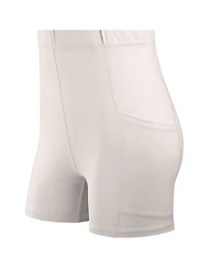 Fanatics Women's Cream Dallas Cowboys Studio Boost Athletic Half-Zip Dress