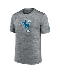 Nike Men's Gray Indianapolis Colts Velocity Alternate Logo Performance T-Shirt
