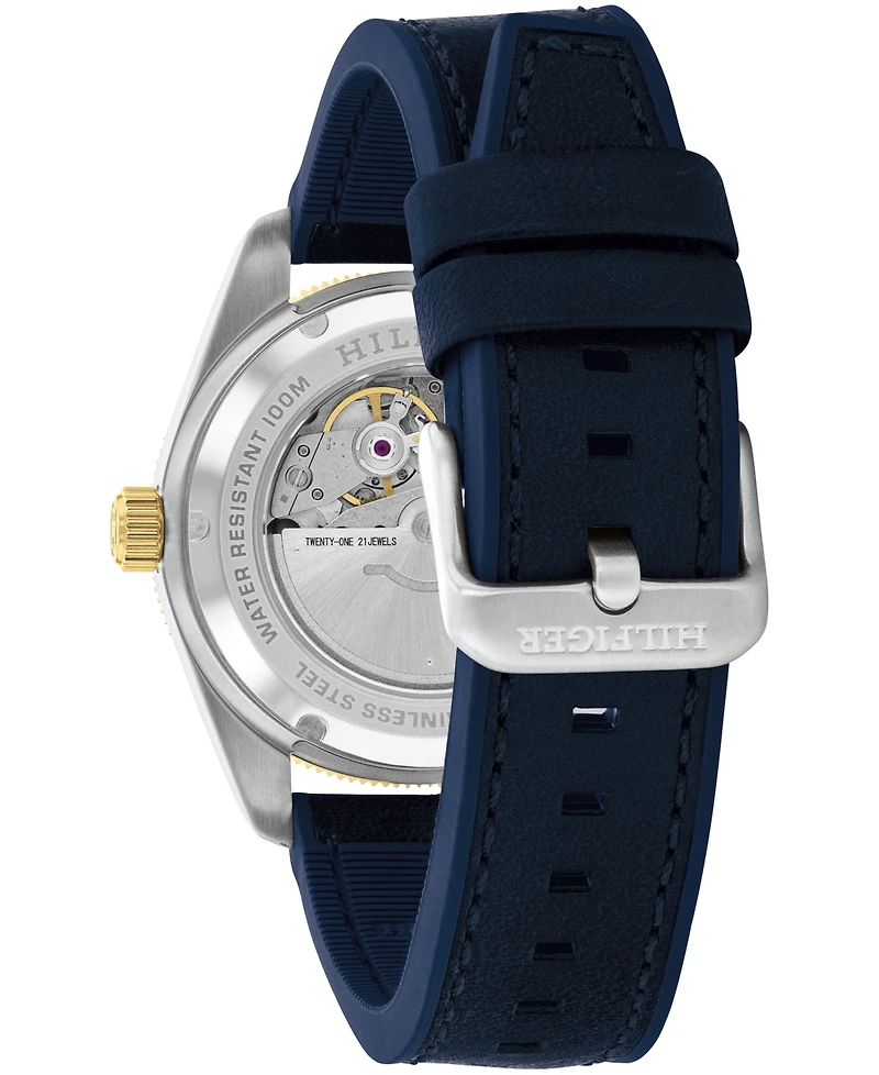 Tommy Hilfiger Men's Quartz Blue Leather Watch 40mm