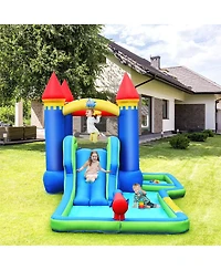 Inolait Kids Inflatable Bounce House Water Slide without Blower