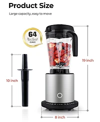 Sugift 1500W Smoothie Maker High Power Juicer and Blender with 10 Speeds