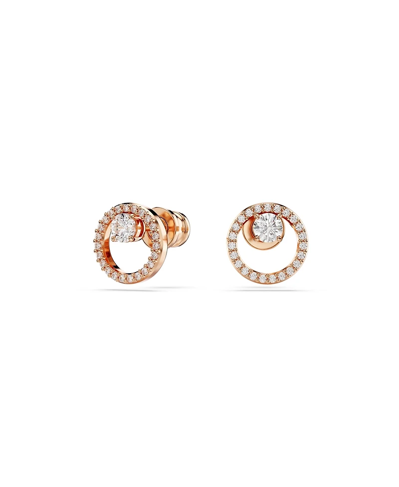 Swarovski Round Cut, White, Constella Stud Earrings