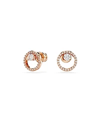Swarovski Round Cut, White, Constella Stud Earrings