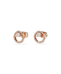 Swarovski Round Cut, White, Constella Stud Earrings