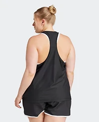 Adidas Plus Size Own the Run Moisture-Wicking Tank Top