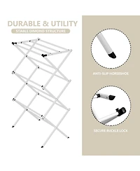 Givimo White Folding Metal Drying Rack