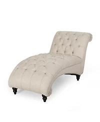 Streamdale Indulge in Comfort & Style Curved Button Tufted Stitched Lounge Chair