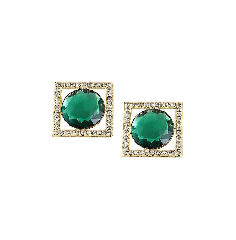 Sohi Women's Frame Drop Earrings