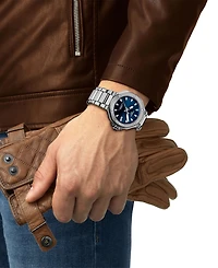Tissot Men's Swiss Automatic T-Race Powermatic 80 Stainless Steel Bracelet Watch 41mm